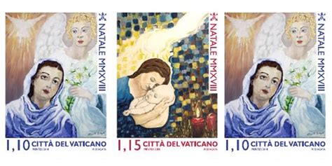 Italian prisoner draws images for Vatican stamps .